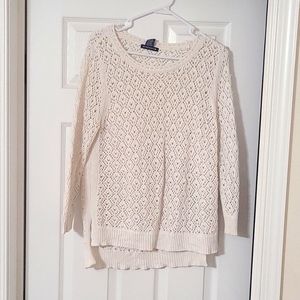 L White Architect Sweater
